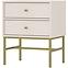 Nachttisch Tokyo 3 2S Sandbeige 801