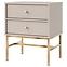 Nachttisch Tokyo 3 2S Sandbeige 801,2