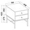 Nachttisch Tokyo 3 2S Schwarzer Graphit 801,7