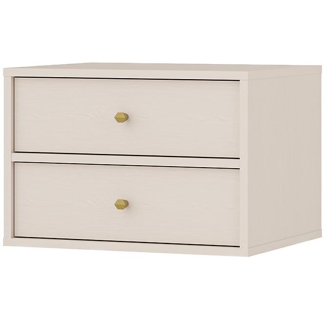 Nachttisch Tokyo 4 2S Sandbeige 801
