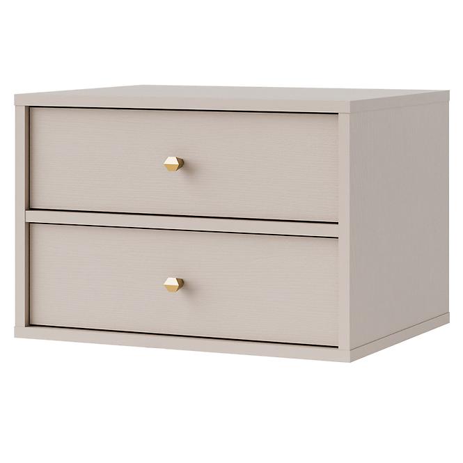 Nachttisch Tokyo 4 2S Sandbeige 801,2