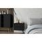 Nachttisch Tokyo 4 2S Schwarzer Graphit 801,4