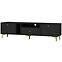 TV Tisch Tokyo 1 2K 1S Schwarzer Graphit 313
