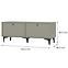 TV Tisch Tokyo 1 2K Eukalyptus 302,2