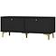 TV Tisch Tokyo 1 2K Schwarzer Graphit 302