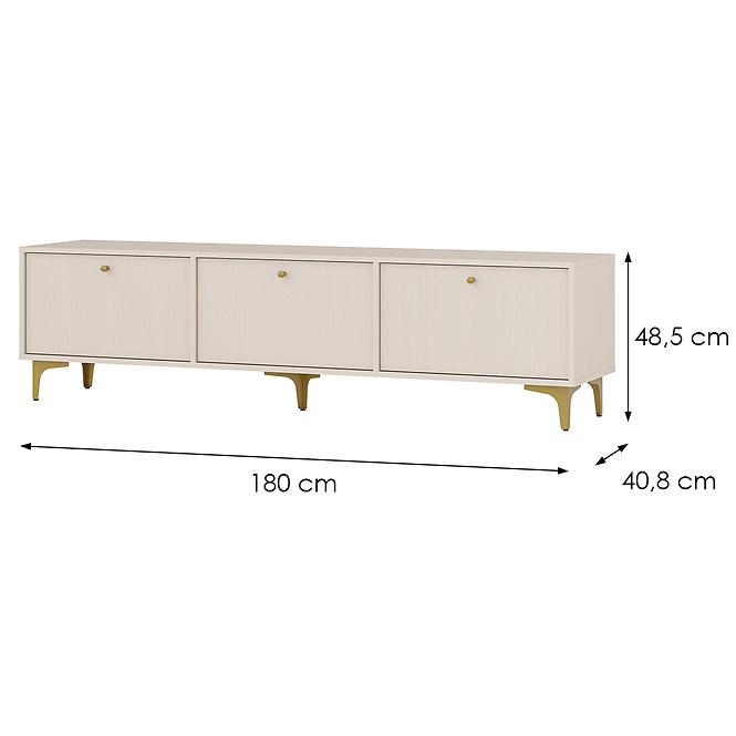TV Tisch Tokyo 1 3K Sandbeige 303,4