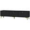 TV Tisch Tokyo 1 3K Schwarzer Graphit 303