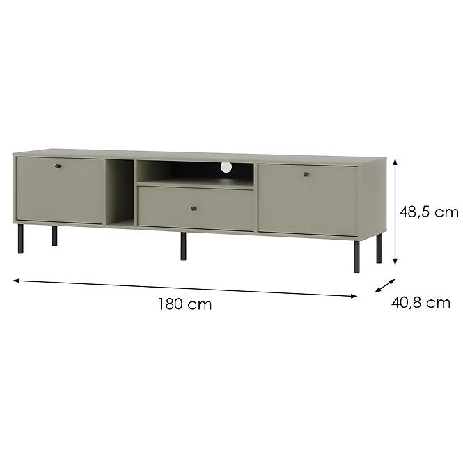 TV Tisch Tokyo 2 2K 1S Eukalyptus 313,2