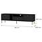 TV Tisch Tokyo 2 2K 1S Schwarzer Graphit 313,2