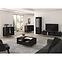 TV Tisch Tokyo 2 2K 1S Schwarzer Graphit 313,7