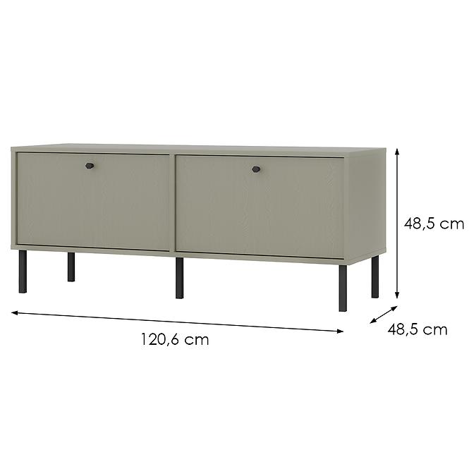 TV Tisch Tokyo 2 2K Eukalyptus 302