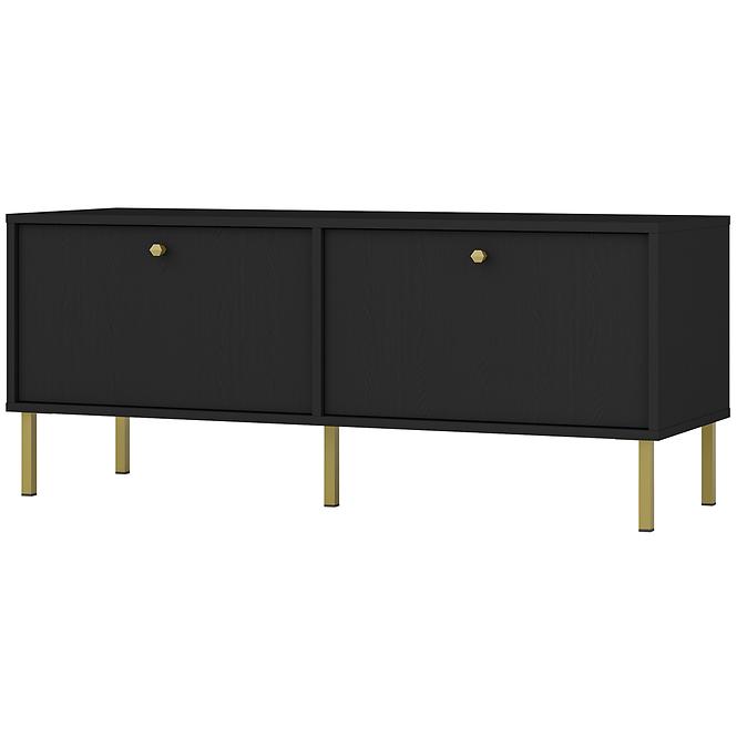 TV Tisch Tokyo 2 2K Schwarzer Graphit 302