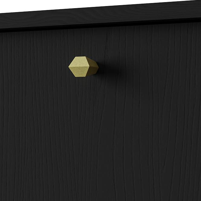TV Tisch Tokyo 2 2K Schwarzer Graphit 302,3