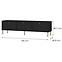 TV Tisch Tokyo 2 3K Schwarzer Graphit 303,2