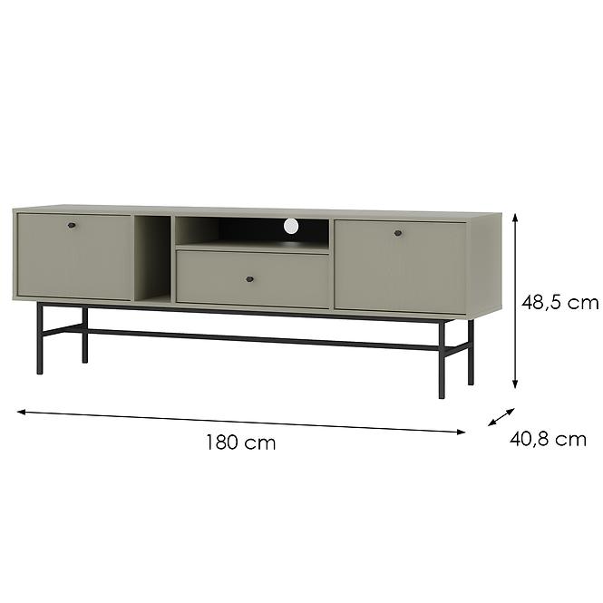 TV Tisch Tokyo 3 2K 1S Eukalyptus 313,2