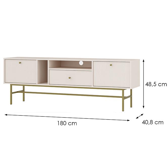 TV Tisch Tokyo 3 2K 1S Sandbeige 313,4