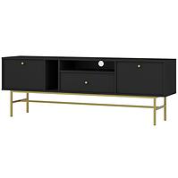 TV Tisch Tokyo 3 2K 1S Schwarzer Graphit 313