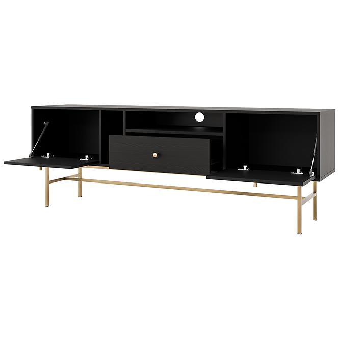 TV Tisch Tokyo 3 2K 1S Schwarzer Graphit 313