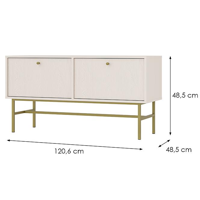 TV Tisch Tokyo 3 2K Sandbeige 302,4