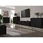 TV Tisch Tokyo 3 2K Schwarzer Graphit 302,8