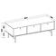 TV Tisch Tokyo 3 3K Schwarzer Graphit 303,7