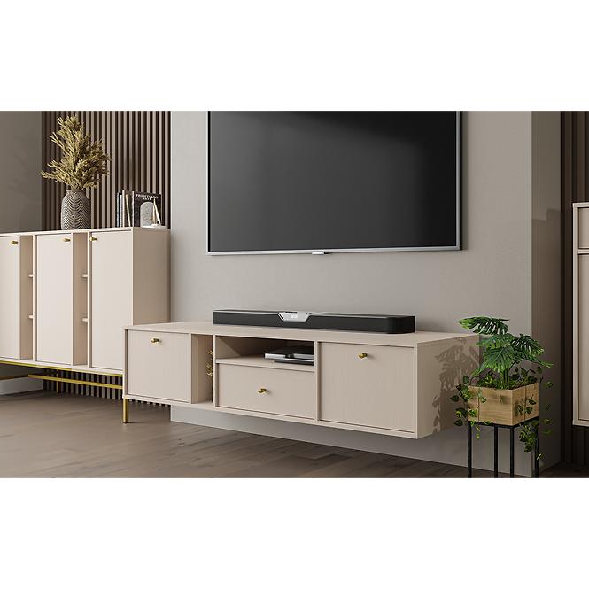 TV Tisch Tokyo 4 2K 1S Sandbeige 313