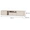 TV Tisch Tokyo 4 2K 1S Sandbeige 313,3