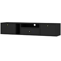 TV Tisch Tokyo 4 2K 1S Schwarzer Graphit 313