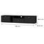 TV Tisch Tokyo 4 2K 1S Schwarzer Graphit 313,2