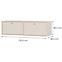 TV Tisch Tokyo 4 2K Sandbeige 302,3