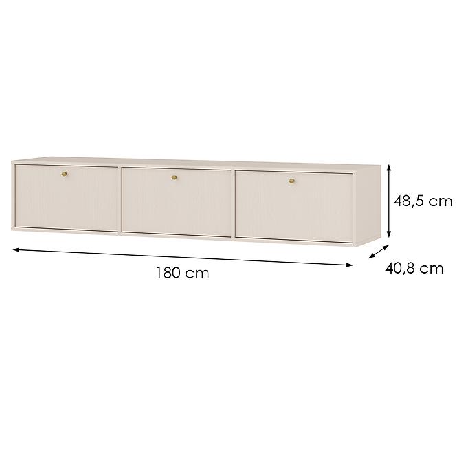 TV Tisch Tokyo 4 3K Sandbeige 303