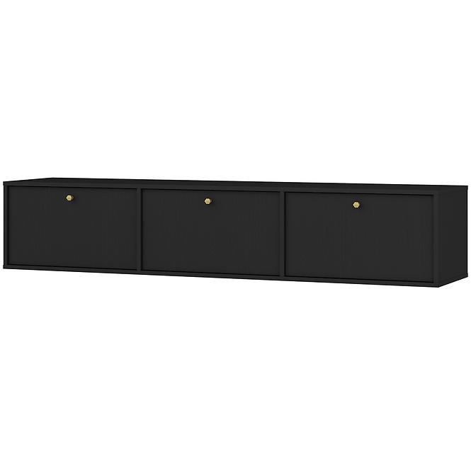 TV Tisch Tokyo 4 3K Schwarzer Graphit 303