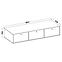 TV Tisch Tokyo 4 3K Schwarzer Graphit 303,3