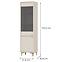 Vitrine Tokyo 1 2D Sandbeige 101,2