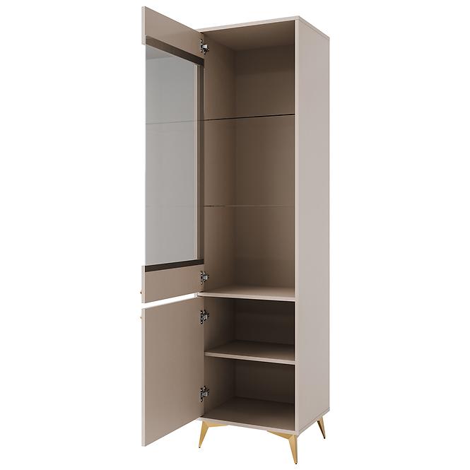 Vitrine Tokyo 1 2D Sandbeige 101