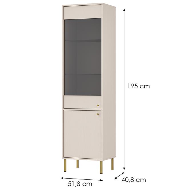 Vitrine Tokyo 2 2D Sandbeige 101