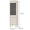 Vitrine Tokyo 2 2D Sandbeige 101,2