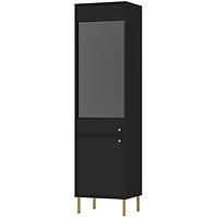 Vitrine Tokyo 2 2D Schwarzer Graphit 101