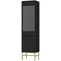 Vitrine Tokyo 3 2D Schwarzer Graphit 101