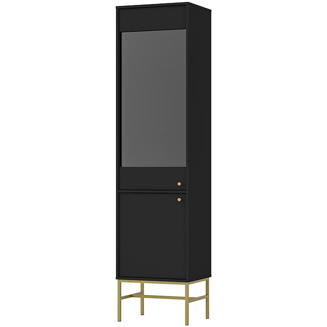 Vitrine Tokyo 3 2D Schwarzer Graphit 101