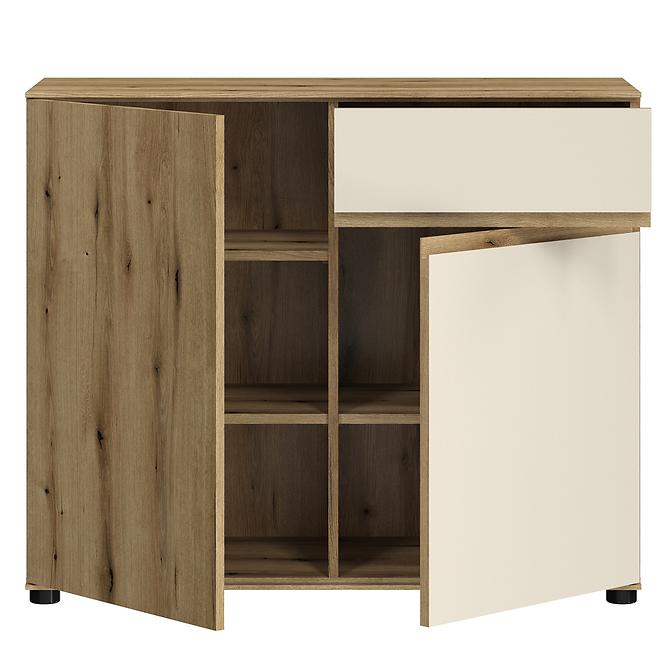 Kommode Camino 2D1S CMNK 01 Eiche Evoke+Cashmere