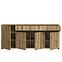 Kommode Camino 4D3S CMNK 03 Eiche Evoke+Eiche Evoke+ob.Schwarz,3