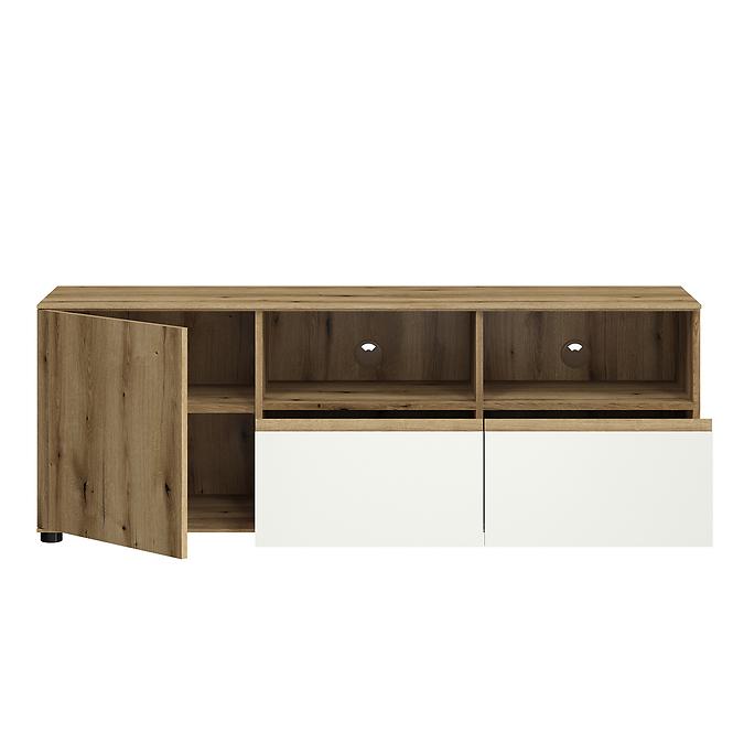 TV Tisch Camino 1D2S CMNF 01 Eiche Evoke+Weiß Platine,3
