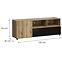 TV Tisch Camino 1D2S CMNF 01 Eiche Evoke+Samt Schwarz,2