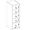 Schrank Elena 1D3S Weiß,3