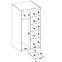 Schrank Elena 2D3S Weiß,3