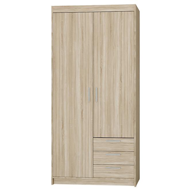 Schrank Elena 2D3S Eiche Sonoma