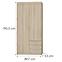 Schrank Elena 2D3S Eiche Sonoma,2