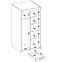 Schrank Elena 2D3S Eiche Sonoma,3