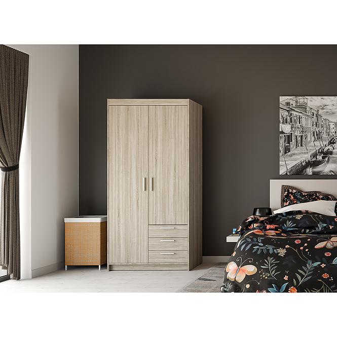 Schrank Elena 2D3S Eiche Sonoma